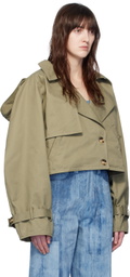 Elleme Khaki Cropped Jacket