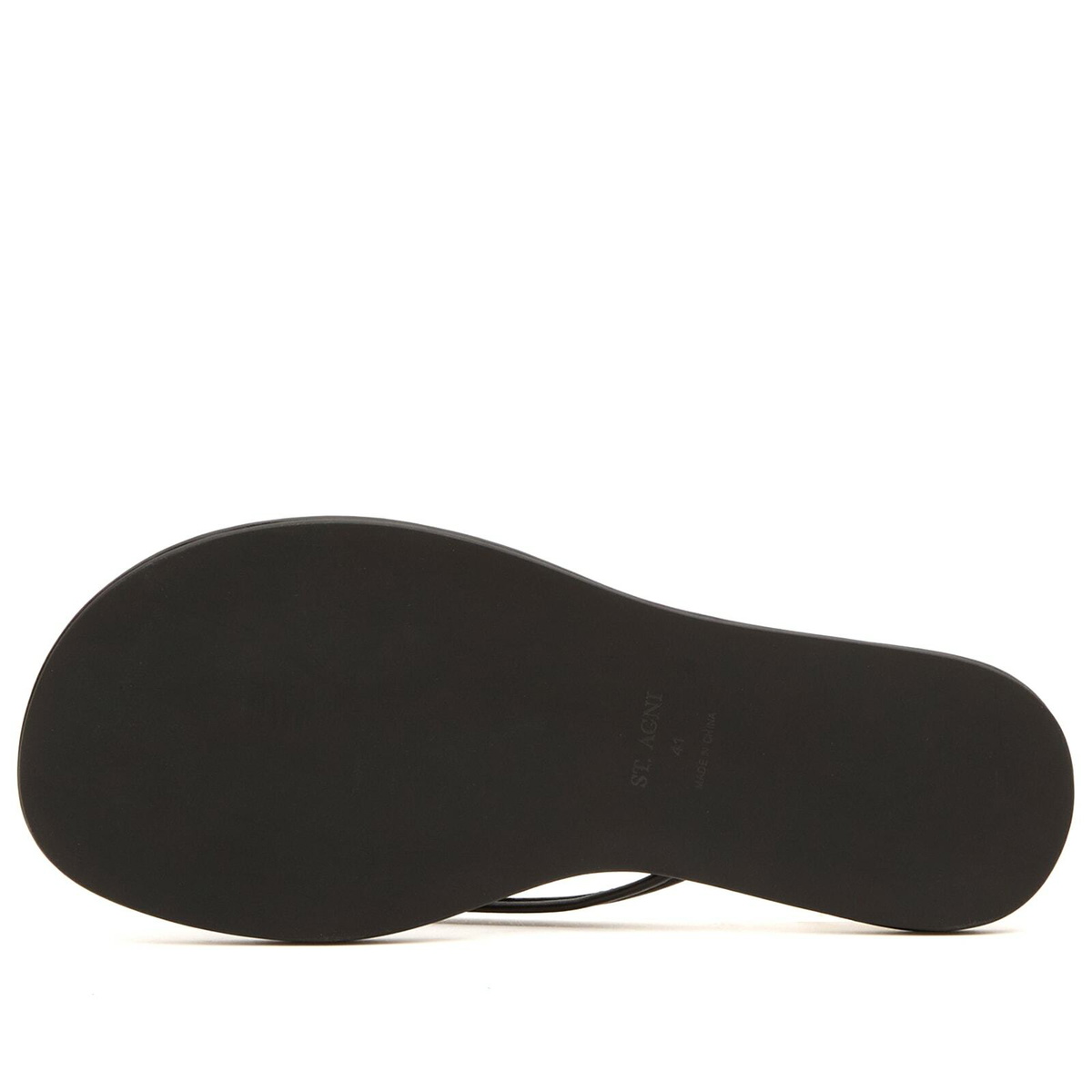 ST. Agni Women's Thong Detail Slide in Black