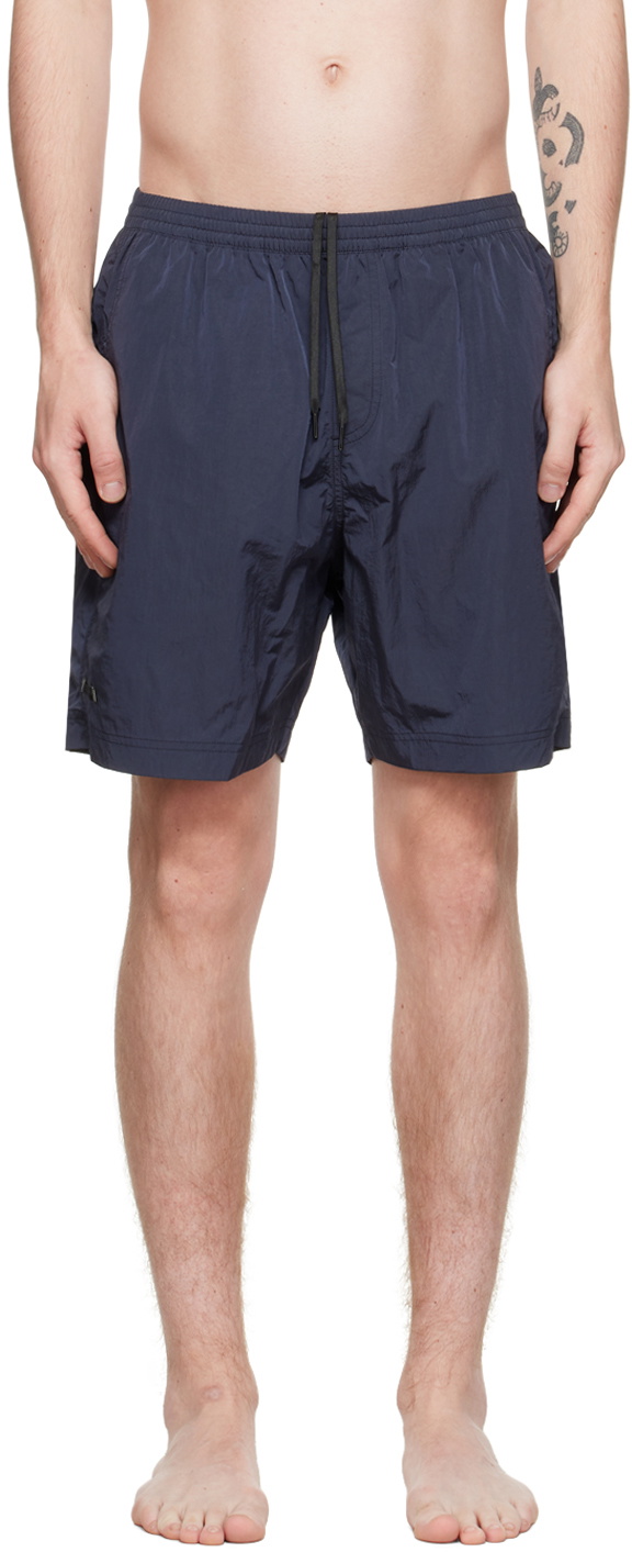 True Tribe Navy Neat Steve Swim Shorts