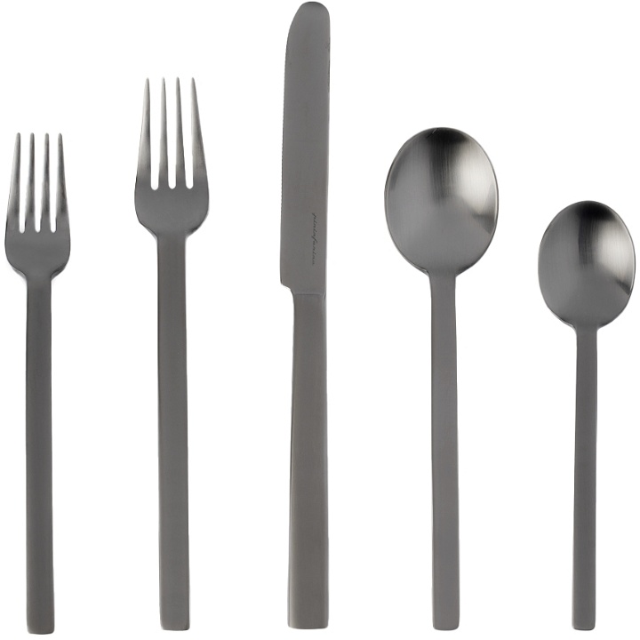 Photo: Mepra Black Stile Cutlery Set, 20 pcs