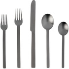 Mepra Black Stile Cutlery Set, 20 pcs