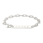 Chin Teo SSENSE Exclusive Silver Hallmark Bracelet