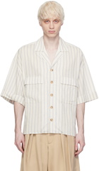King & Tuckfield White Bowling Shirt