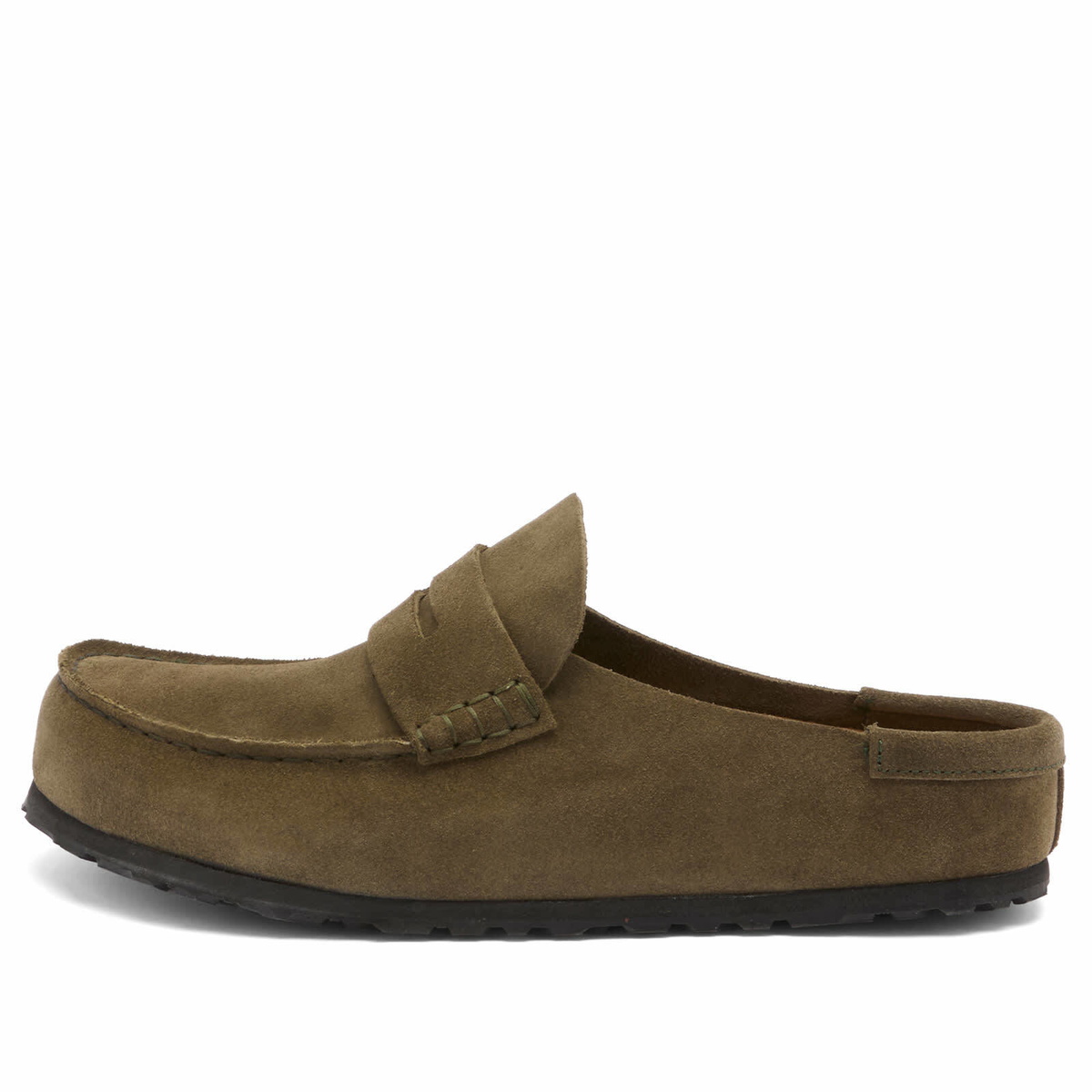 Birkenstock Women's Naples Wrapped Suede in Thyme Birkenstock