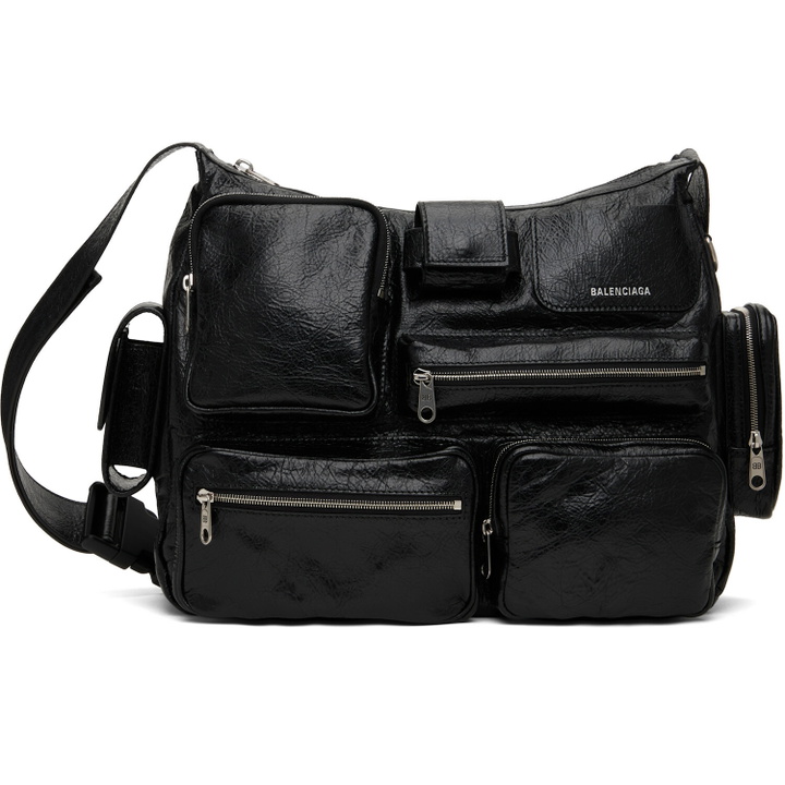 Photo: Balenciaga Black Superbusy Messenger Bag