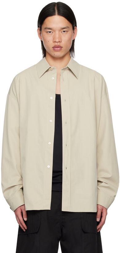 Photo: Studio Nicholson Beige Cloud Shirt