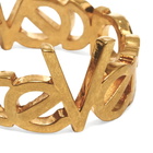 Versace 90s Logo Ring