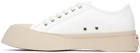 Marni White Nappa Leather Pablo Sneakers