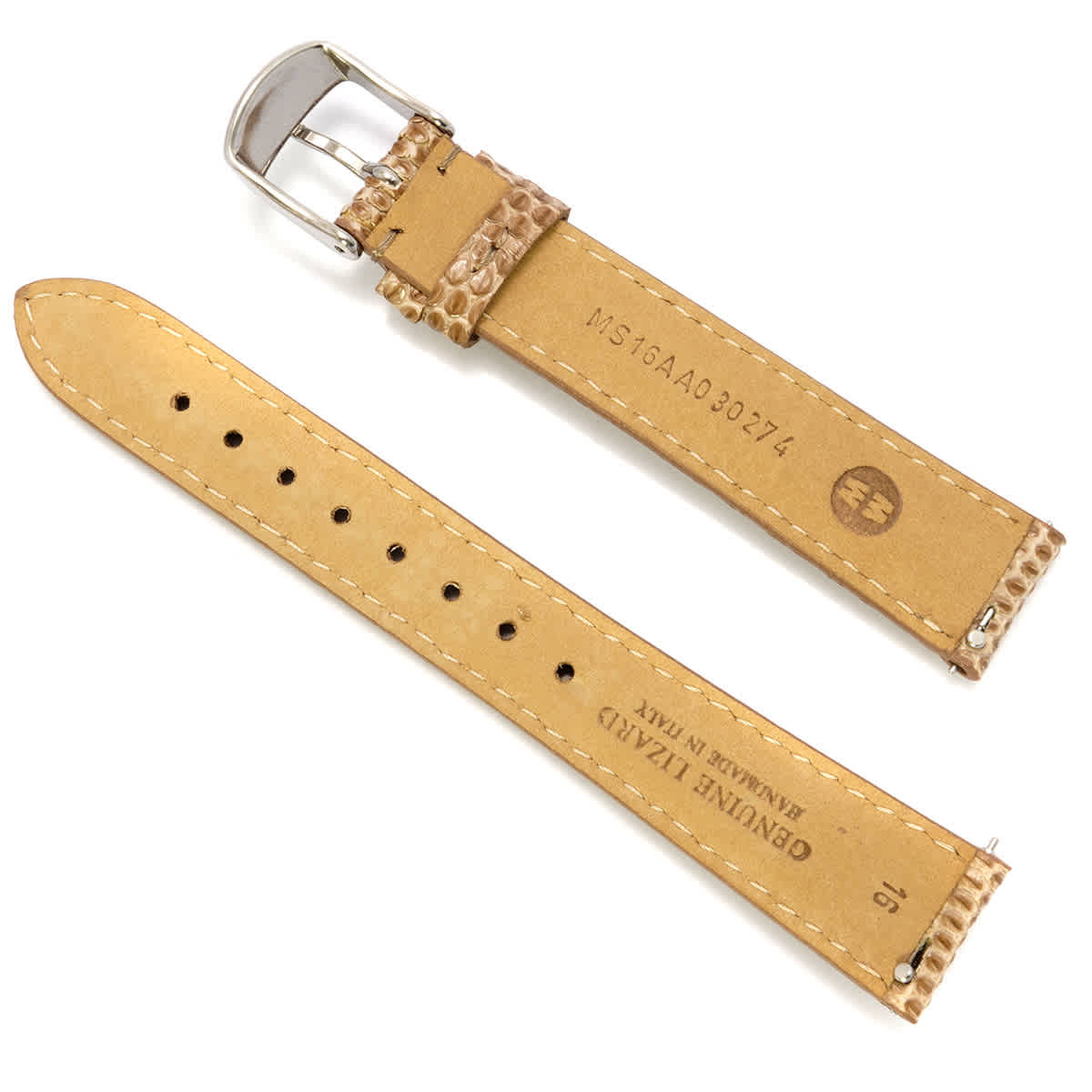 Michele Urban Mini 16mm Cashmere Lizard Watch Strap MS16AA030274