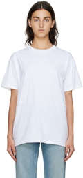GAUCHERE White Pleated T-Shirt