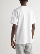 Nike - Sportswear Club Logo-Embroidered Cotton-Jersey T-Shirt - White