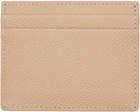 Valentino Garavani Pink VLogo Signature Grainy Calfskin Card Holder