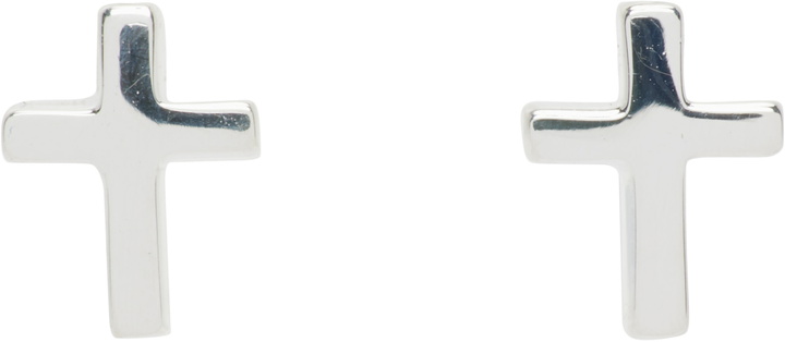 Photo: Stolen Girlfriends Club Tiny Stolen Cross Earrings