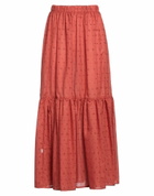 Jijil Womens Maxi skirt Rust