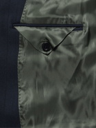 Giuliva Heritage - Alfonso Herringbone Virgin Wool Suit Jacket - Blue
