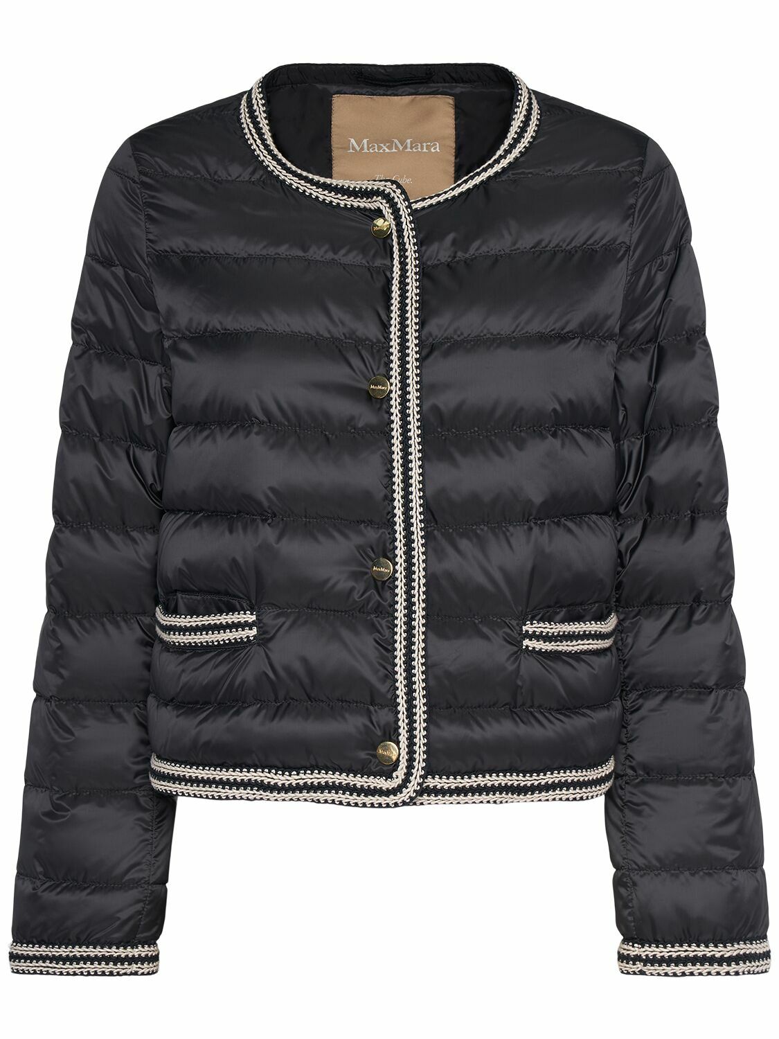 Max Mara Navy Seipa Down Jacket Max Mara