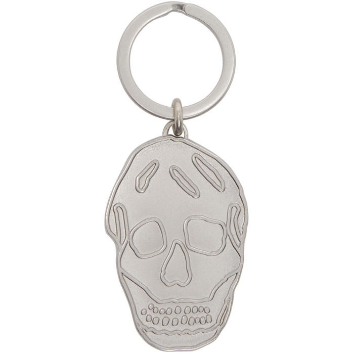 Photo: Alexander McQueen Silver Skull Keychain