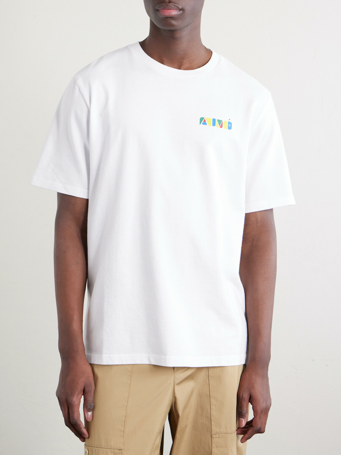 Aimé Leon Dore - Printed Cotton-Jersey T-Shirt - White