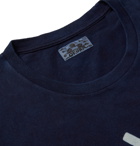 Blue Blue Japan - Bassen-Dyed Cotton-Jersey T-Shirt - Blue