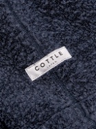 COTTLE - Supima Cotton and Wool-Blend Fleece Jacket - Blue
