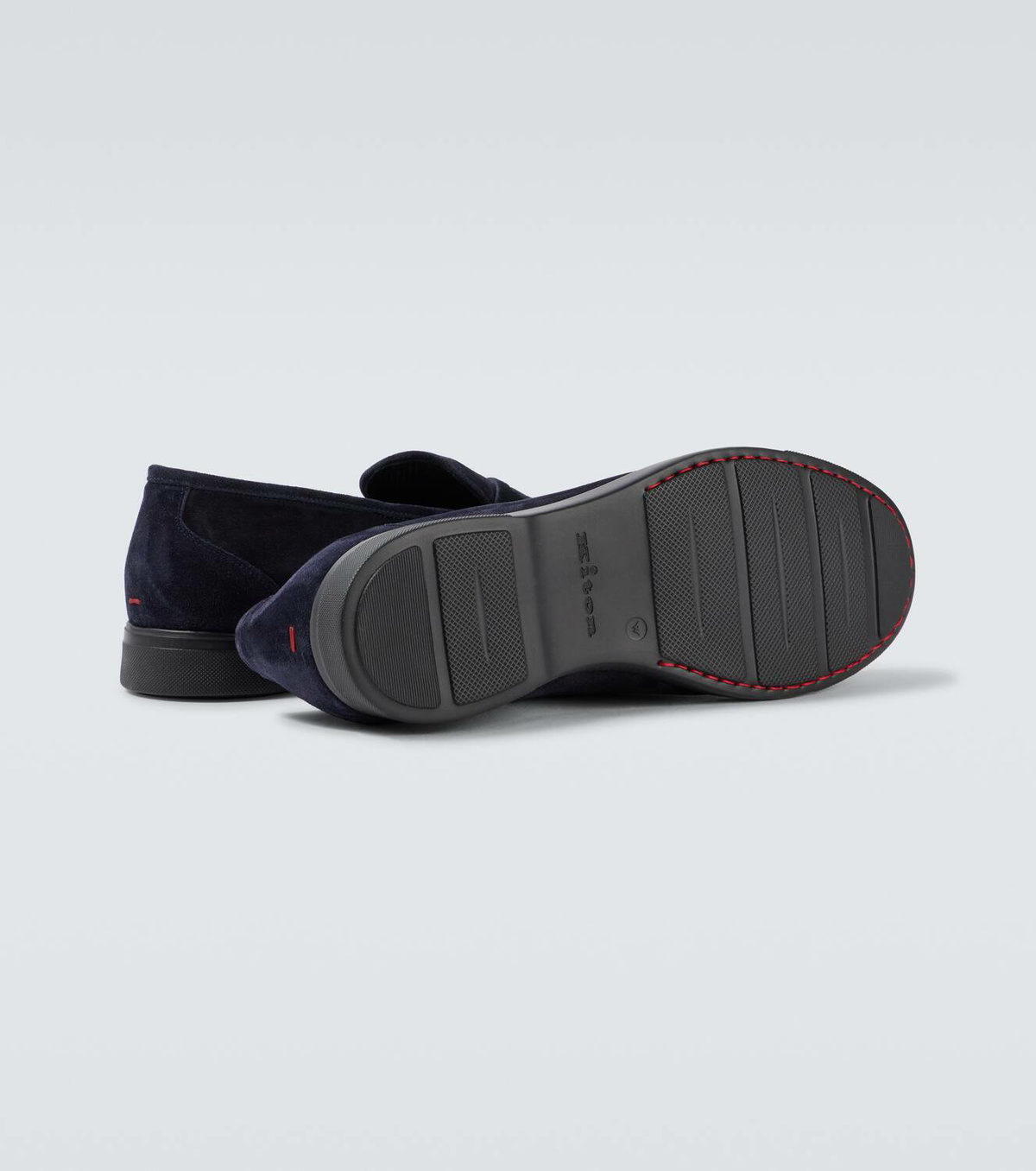 Kiton Suede penny loafers