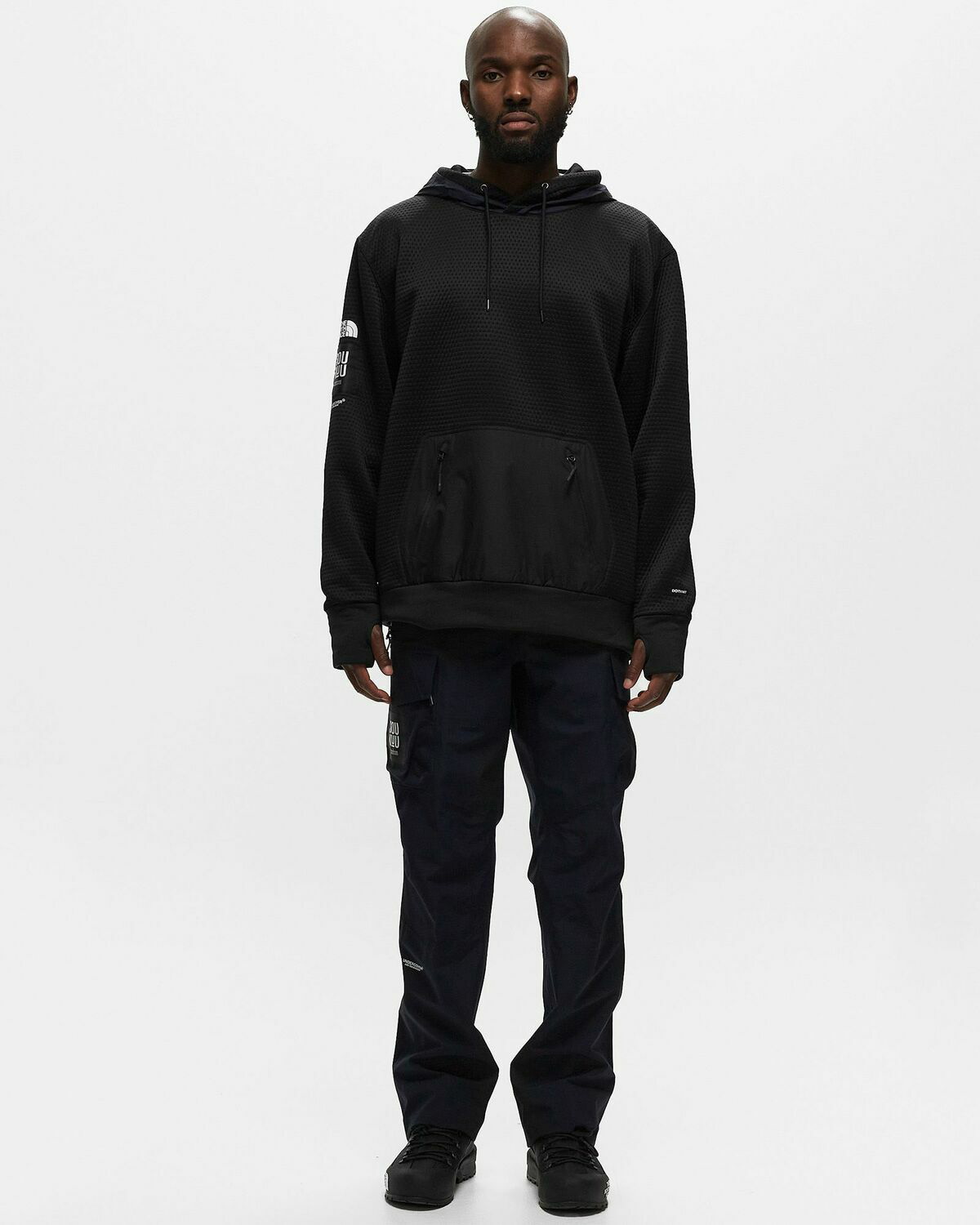 【S/Double】This Thing Dot Hoodie ブラック The North Face Tnf X Project U Dot Knit Double Hoodie Black