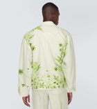 King & Tuckfield Floral wrap shirt