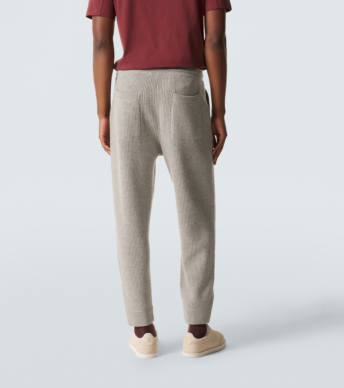 Brunello Cucinelli Ribbed-knit cashmere sweatpants