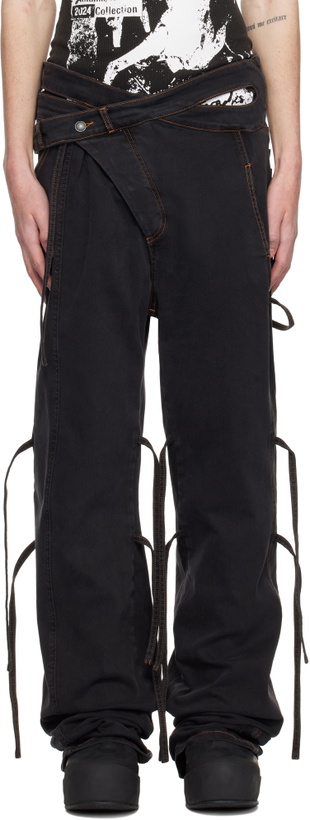 Photo: Ottolinger Black Signature Wrap Jeans