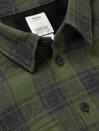 Visvim - Checked Linen and Wool-Blend Flannel Shirt - Green
