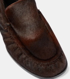 Dries Van Noten Calf hair loafers