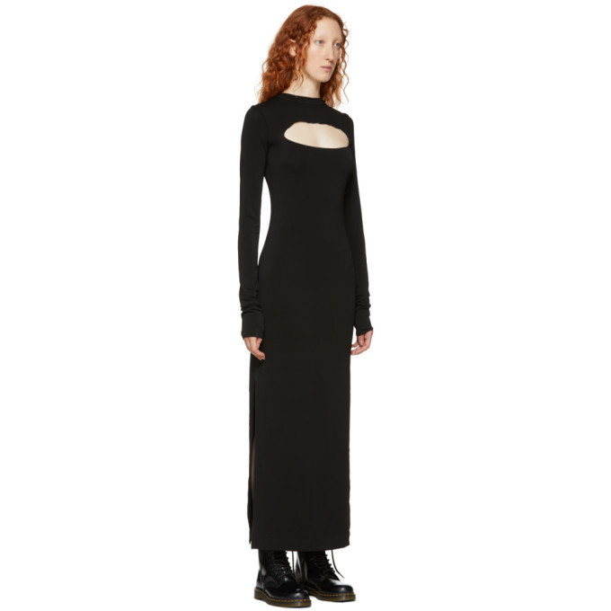 Marc Jacobs Black Redux Grunge Cut-Out Long Dress Marc Jacobs