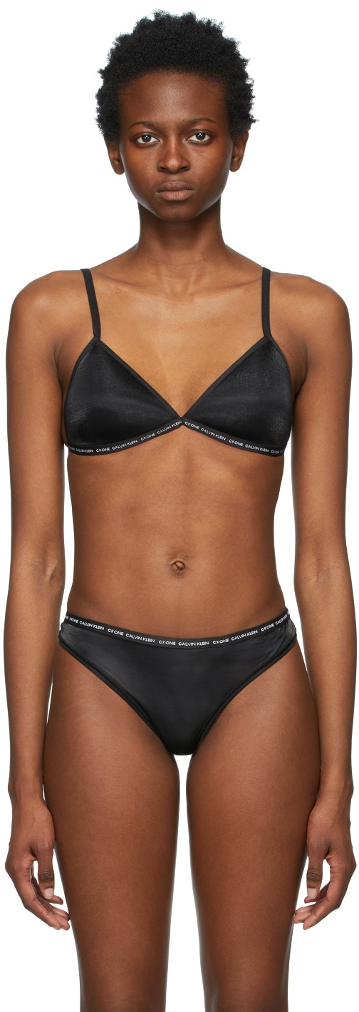 Calvin Klein Underwear CK One Triangle Bra - Black - Womens for Women
