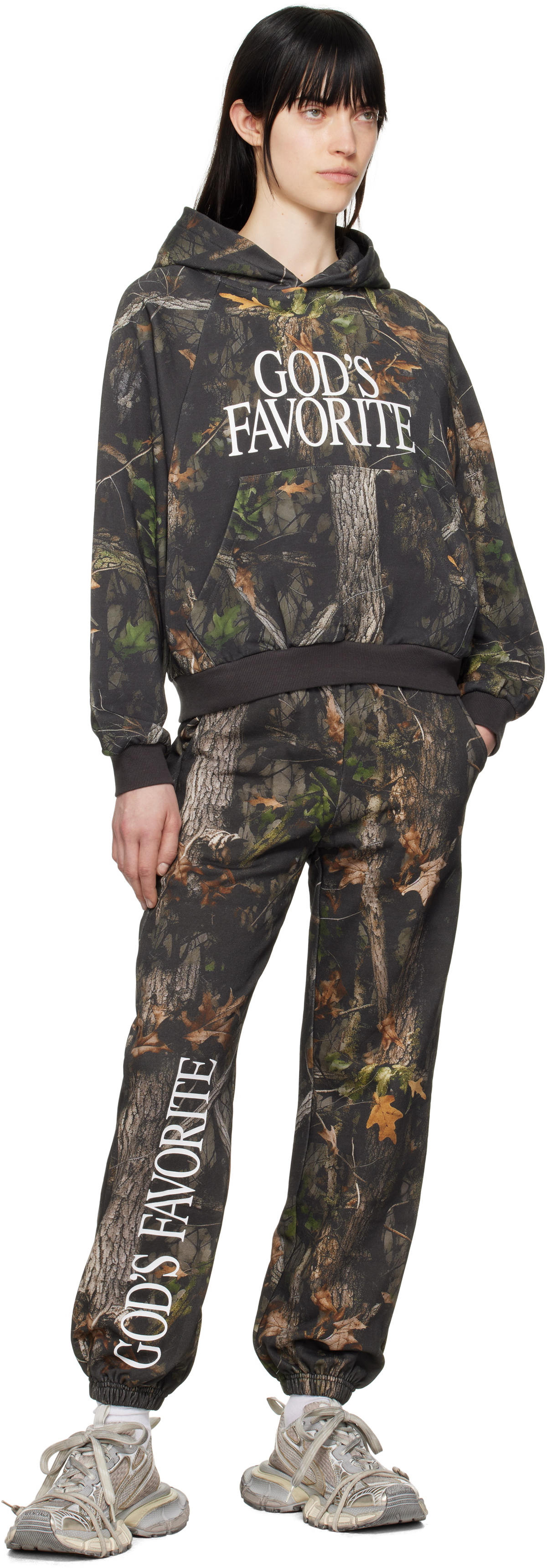 Praying Khaki 'God's Favorite' Camo Hoodie