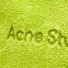 Acne Studios Men's Logo Towel Shopper Bag in Lime Green