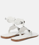 Alaïa Studded thong sandals