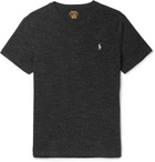 Polo Ralph Lauren - Slim-Fit Mélange Cotton-Jersey T-Shirt - Men - Black