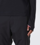 Moncler Grenoble Wool-blend half-zip ski sweater
