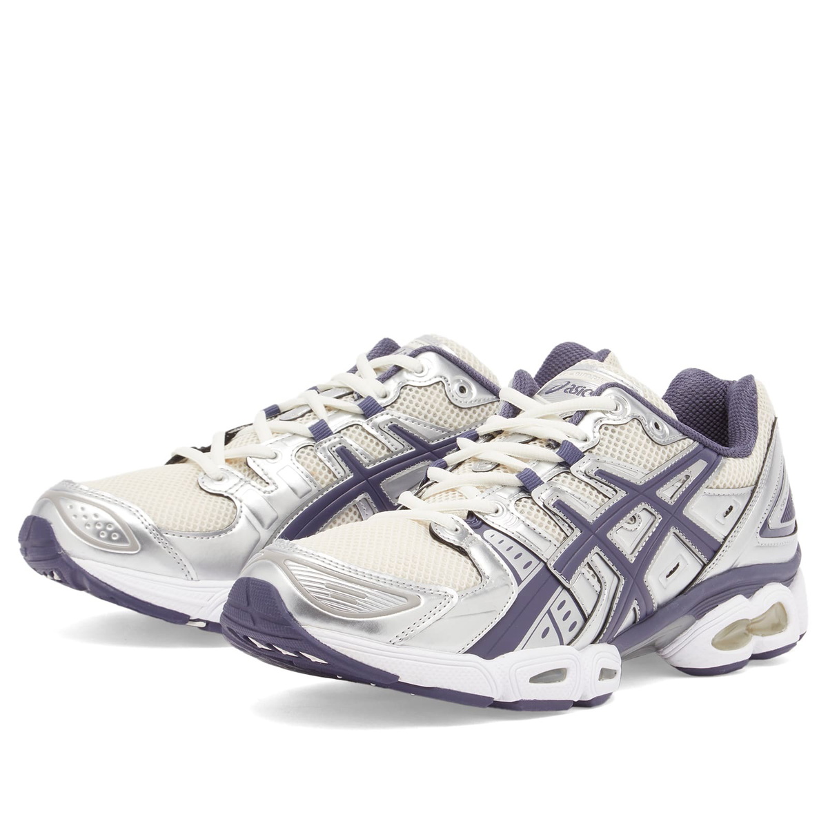 Asics Gel-Nimbus 9 in Oatmeal/Indigo Fog