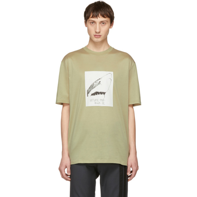 Photo: Lanvin Beige Natural Pain Killer Me T-Shirt