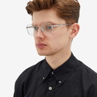 Prada Eyewear Men's A55V Optical Glasses in Silver 