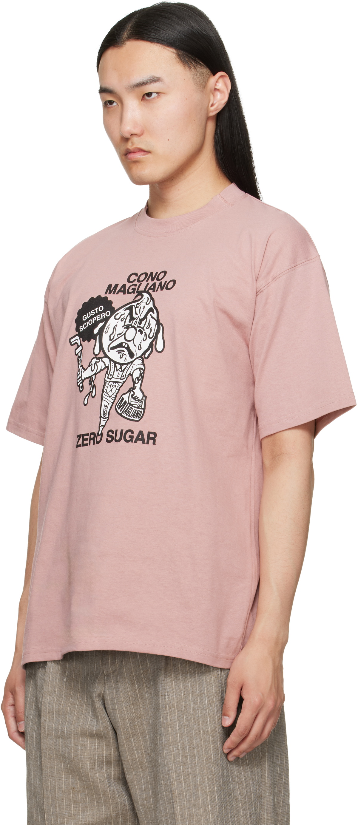 Magliano Pink 'Gusto Sciopero' T-shirt