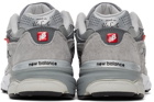 New Balance Grey Made In US 990v3 Sneakers