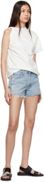 AGOLDE Blue Parker Shorts