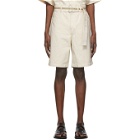 Jil Sanderand Off-White Denim Belted Shorts