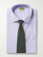Sid Mashburn - Striped Cotton-Poplin Shirt - Purple