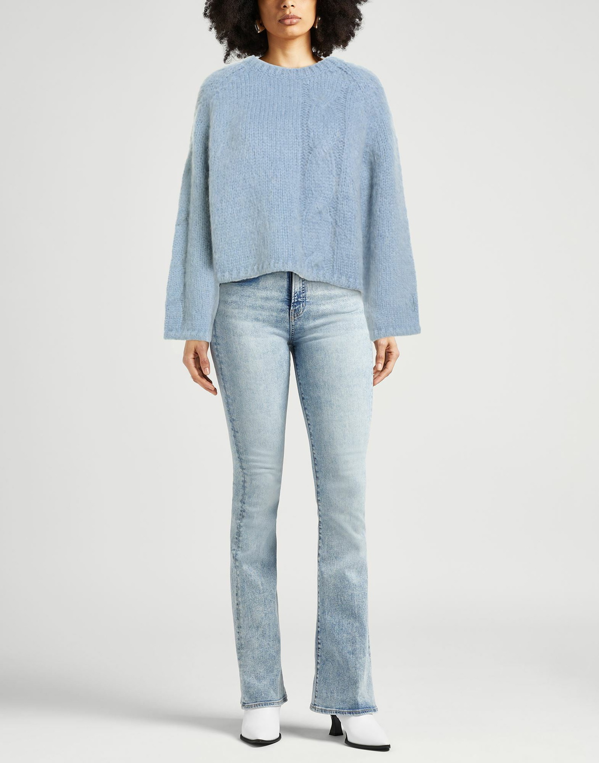 Jw Anderson Womens Sweater in Light blue