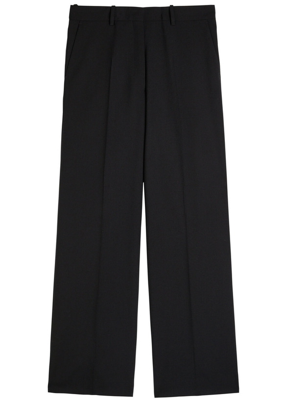 Photo: Calvin Klein Simone Wide-leg Wool Trousers Black
