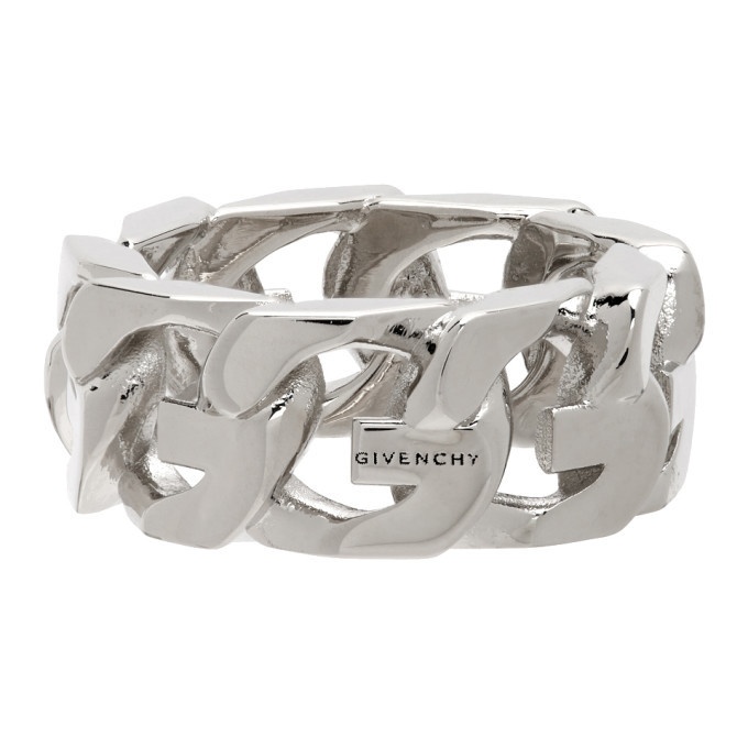 Photo: Givenchy Silver G Chain Ring