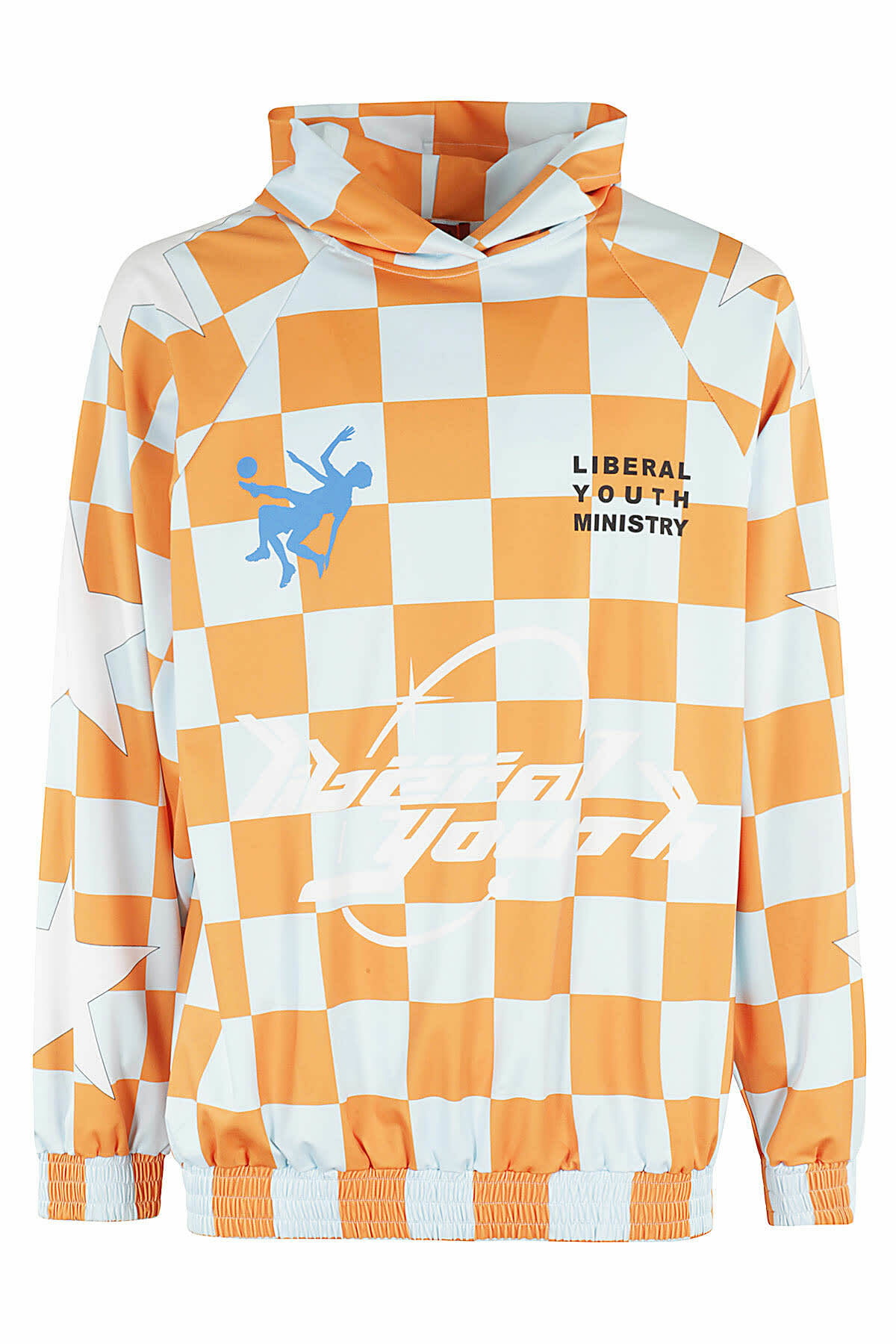 Liberal Youth Ministry - Bleached Cotton-Jersey Hoodie Liberal Youth Ministry - Bleached Cotton-Jersey Hoodie